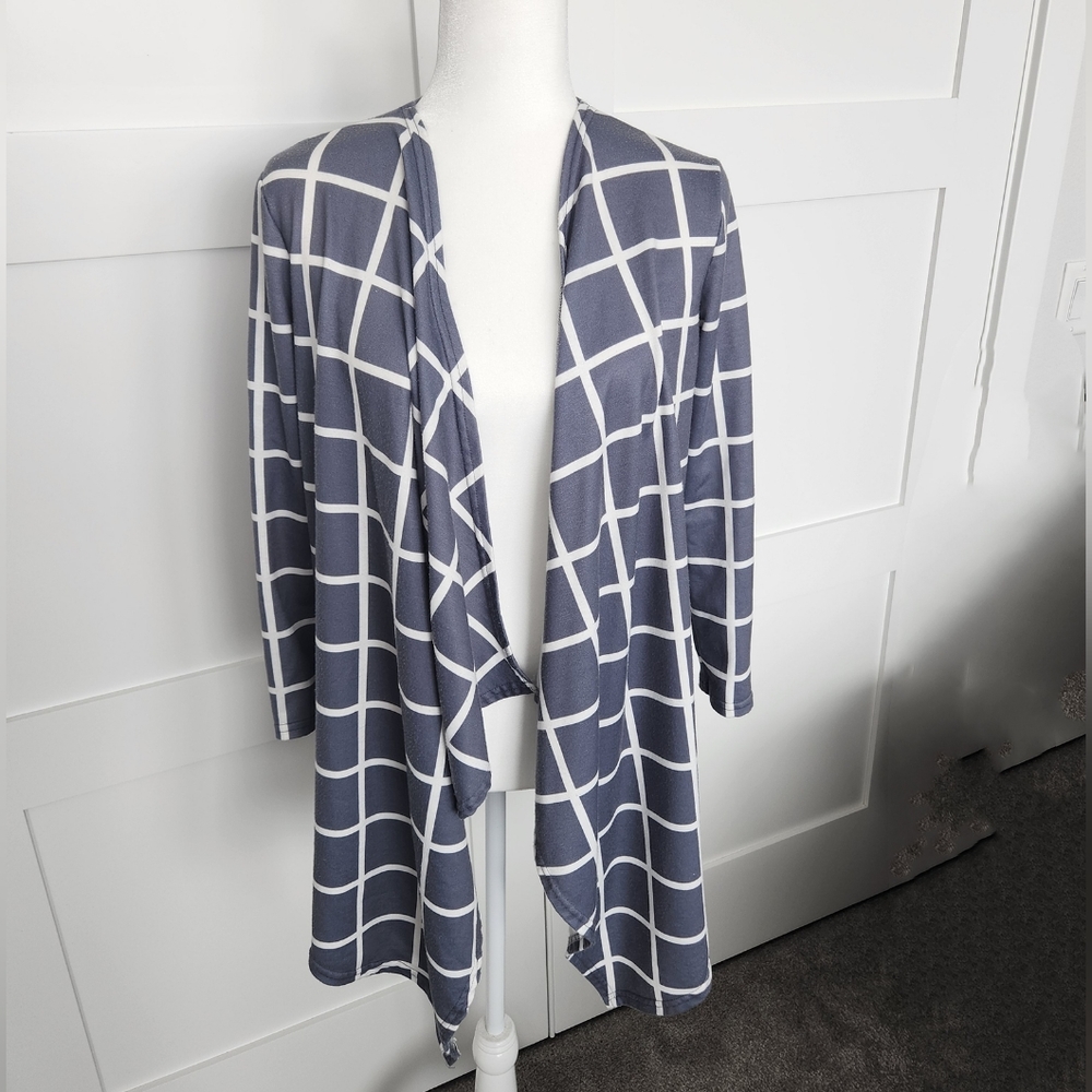 * Drape Front Cardigan